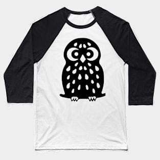 Owl cut out Baseball T-Shirt